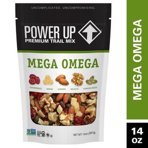 Power Up Mega Omega Gluten Free, Vegan, Non-GMO Trail Mix 14oz,